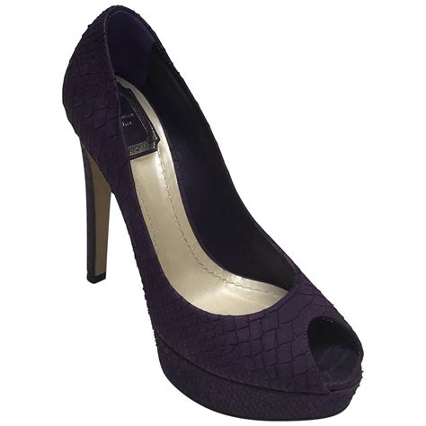 dior purple heels